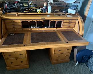 Vintage Roll Top Desk