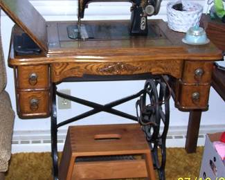 Victory 9 treadle sewing machine