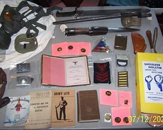 WW l and WW ll items