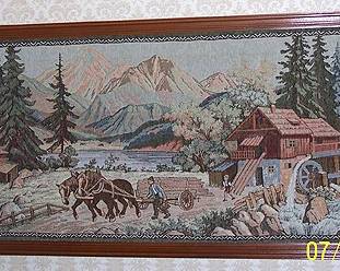 Large sofa tapestry picture