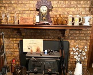 SLIDE IN FIREPLACE INSERT.