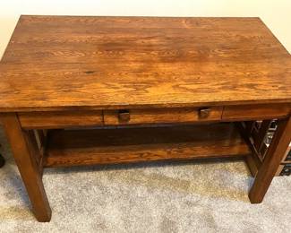 AWESOME VINTAGE LIBRARY TABLE/DESK