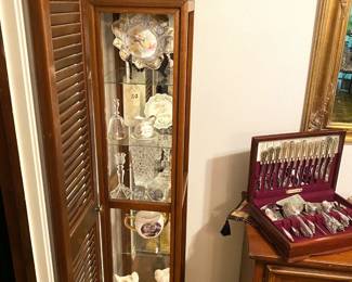 CORNER CURIO CABINET