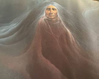 Frank Powell persistence of dreams American Indian portrait