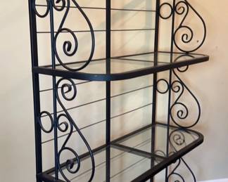 Metal and Glass Shelving