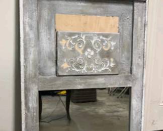 Wooden Trumeau Mirror