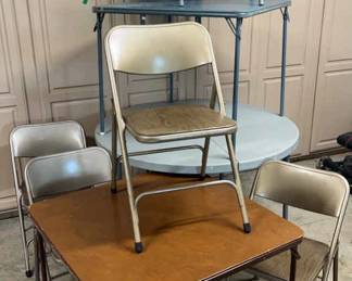 Card Tables and Chairs