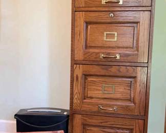 Wooden File Cabinet