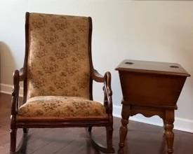 Rocker with Accent Table
