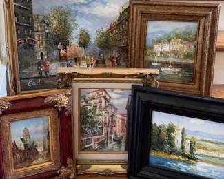 Framed Paintings and Prints