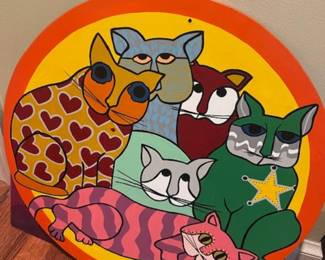 Cat art, other cat items available