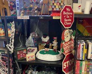 Wreaths and outdoor Christmas items