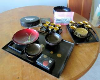 40s JAPANESE LACQUER WARE