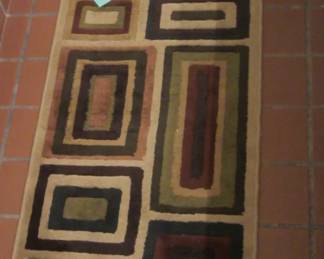 designer modern runner rug