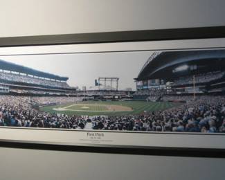 Safeco Field Seattle Mariners first pitch panoramic print
