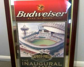 Safeco Field Inaugural Game print mirror