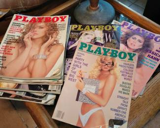 Playboy magazines