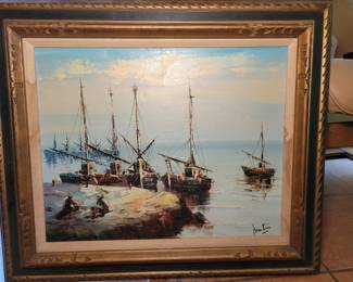 Martin oil on canvas Seascape