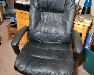 Leather office chair