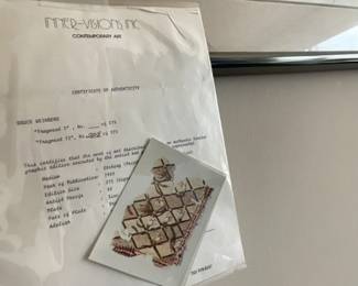 Bruce Weinberg "Fragment I & II"