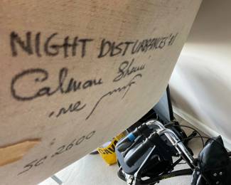 Original Calman Shemi Soft Painting 62"x50"