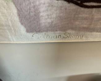 Original Calman Shemi Soft Painting 62"x50"