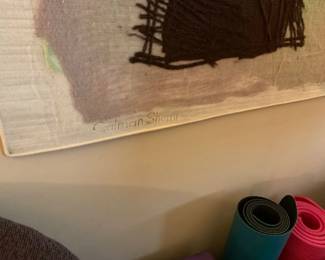 Original Calman Shemi Soft Painting 62"x50"