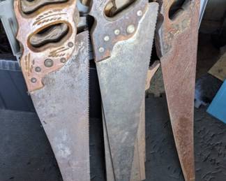 Vintage Hand Saws