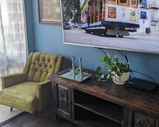 MCM Chair & Art
Vintage World Market TV Stand