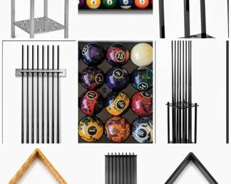 High End Billiards - All Aluminum 
Racks, Triangles & Balls NEW in Box
