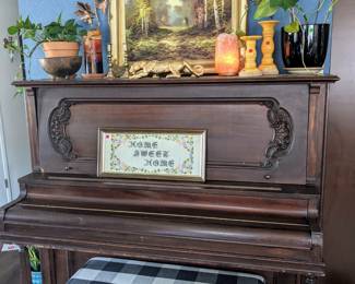 1908 Vose & Sons Upright Piano from a local music studio that closed down. We also have the stool not pictured.