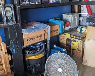 Man Stuff- Duel Fuel Generator, Shop Vac, Vise , WWII Ammunition Box ECT...