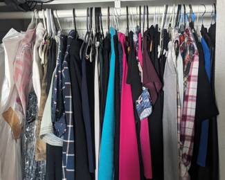 High End Women's Clothes, Vintage Pencil Skirts, Vintage Dress, Vintage Leather Jackets, Brand NEW Flower Girl  Dresses & Ring Bearer Outfit, & Brand NEW fancy gowns.