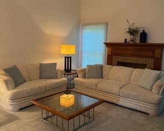 Clean Excellent condition sofa and loveseat