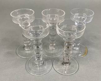 Votive Candle Stemmed Holders (5)