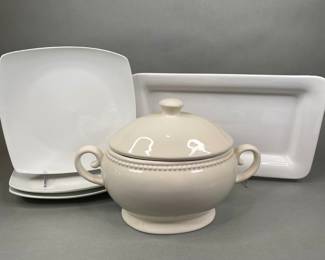White Serving Pieces (5)