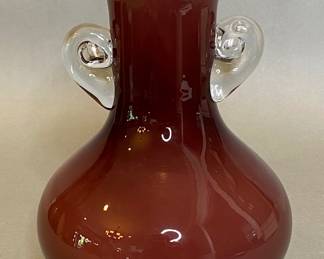 Murano Style Glass Vase