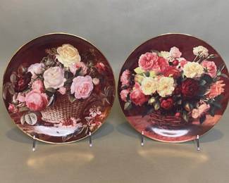 Pair Of Limoges Porcelain Plates