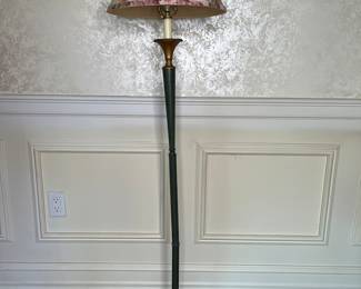 Floor Lamp With Floral Shade