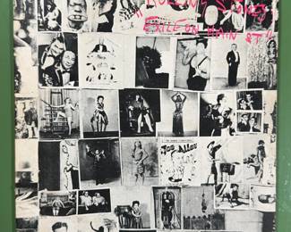 The Rolling Stones "Exile on Main Street" vintage rock album
