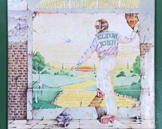 Elton John "Goodbye Yellow Brick Road" vintage rock album