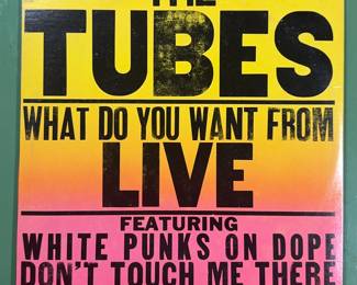 The Tubes "What Do You Want From Live" vintage rock album