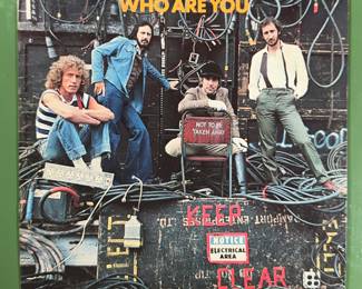 The Who "Who Are You" vintage rock album