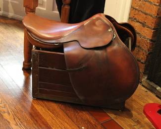 Crosby Miller Leather English horse saddle