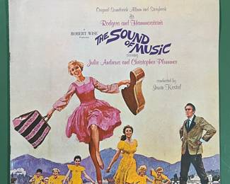 Vintage "The Sound of Music" original soundtrack album and storybook