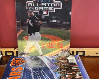 MLB Official Program 2003 Major League Baseball All-Star Game Esteban Loaiza and Chicago Bears 2003 Official Yearbook