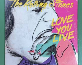 The Rolling Stones "Love you Live" vintage rock album