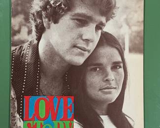 Love Story with Ryan O’Neal vintage movie souvenir program, 1970