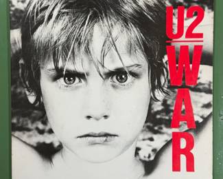 U2 "War" vintage rock album
