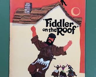 Fiddler on the Roof vintage movie souvenir program, 1971